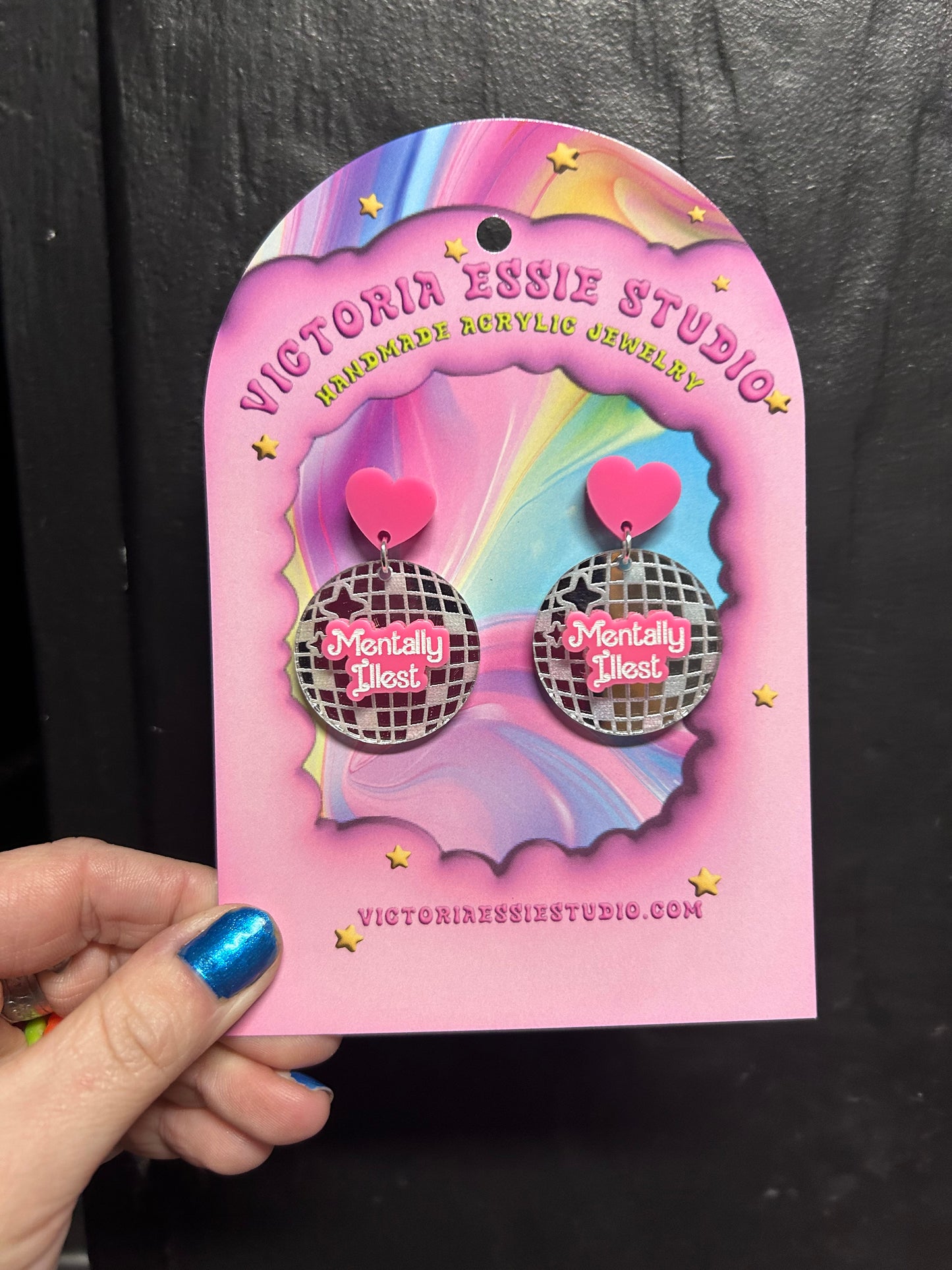 Mentally illest earrings