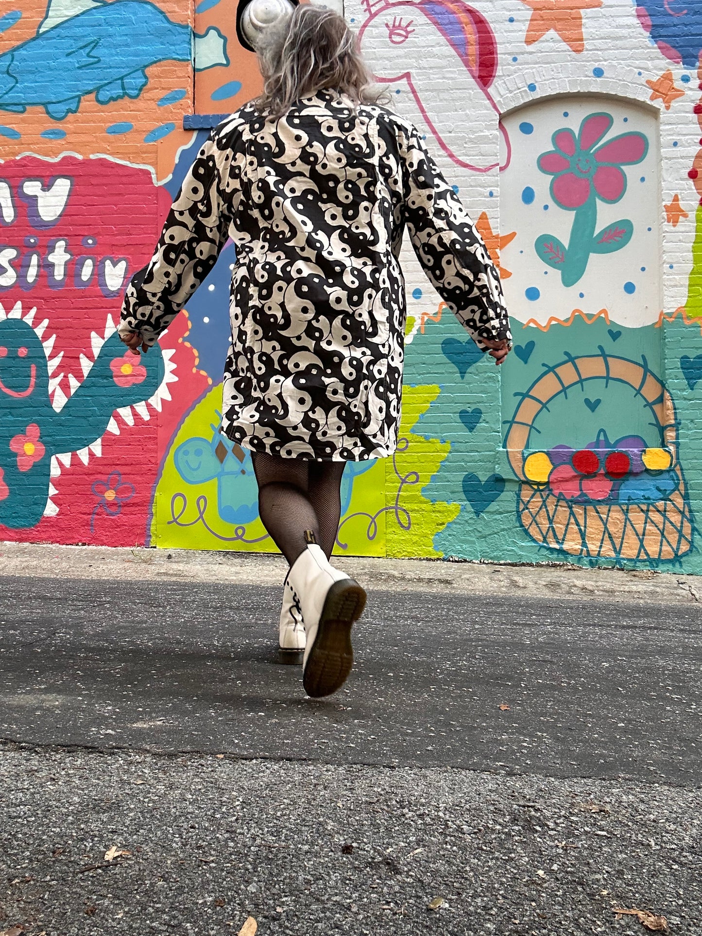 Yin to my Yang Shirt Dress